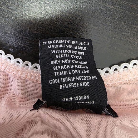 Sweet Society Pastel Pink Lace Coquette  Babydoll Short Top Juniors Size Small - Picture 12 of 15